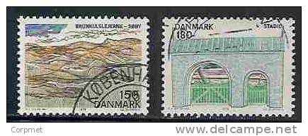 DENMARK - Paysages Du JUTLAND Central - Yvert # 667/8 - VF USED - Gebraucht