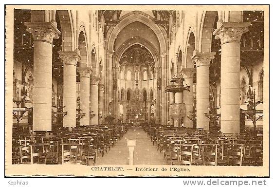 CHATELET : Intérieur De L'Eglise - - Chatelet