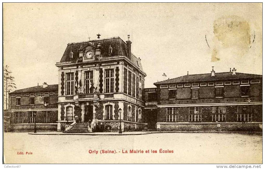 94 - VAL De MARNE - ORLY - LA MAIRIE Et Les ECOLES - Orly