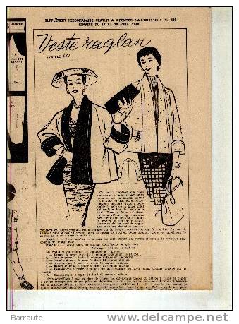 Femmes D´aujourd´hui N° 520 Du 17/04/1955 Interview De JOHN WILLIAM - Lifestyle & Mode