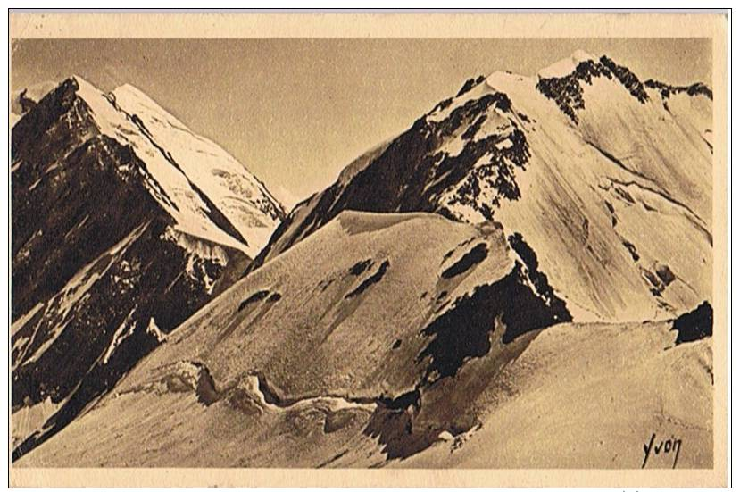 *CPA***MASSIF DU MONT-BLANC***St-Gervais***Bionnassay***Dôme De Miage***Art Yvon*** - Chamonix-Mont-Blanc