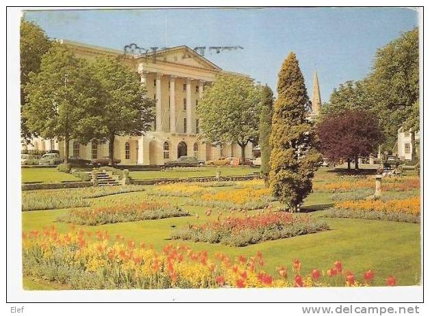 England, The Imperial Gardens And Queen's Hotel , CHELTENHAM , Gloucestershire; + Flamme"Floral City Winners 1975";TB - Cheltenham