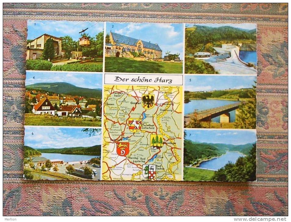 Harz - Map - Goslar - Ilsenburg  VF  D17572 - Ilsenburg