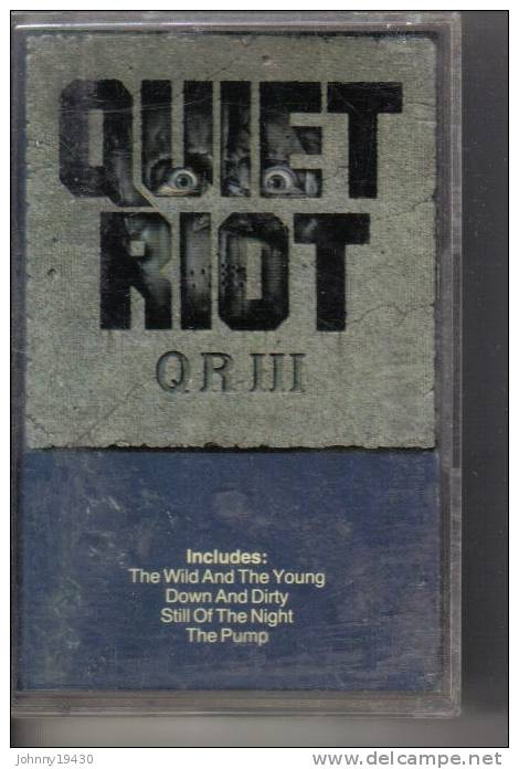 K7 Audio - QUIET RIOT " QR III " 10 TITRES - Cassettes Audio