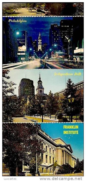 BEAUTIFUL PHILADELPHIA. 6 DETACHABLE POST CARDS - Philadelphia