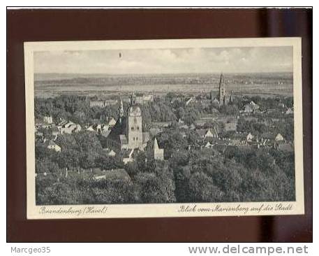 25188 Brandenburg Havel Blick Vom Marienberg Auf Die Stadt édit.lambeck N° 9   Belle Carte - Brandenburg