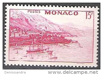 Monaco 1943 Yvert 262 Neuf ** Cote (2015) 0.50 Euro Rade Et Vue De Monte Carlo - Ongebruikt