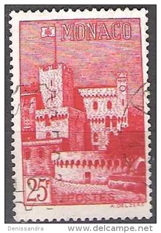 Monaco 1954 Yvert 397 O Cote (2015) 0.50 Euro Palais Cachet Rond - Used Stamps