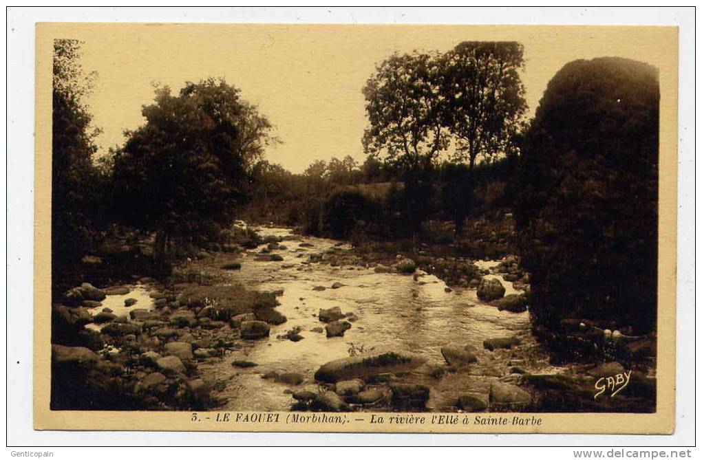 I1 - LE FAOUET - La Rivière L'Ellé à Sainte-Barbe - Faouët