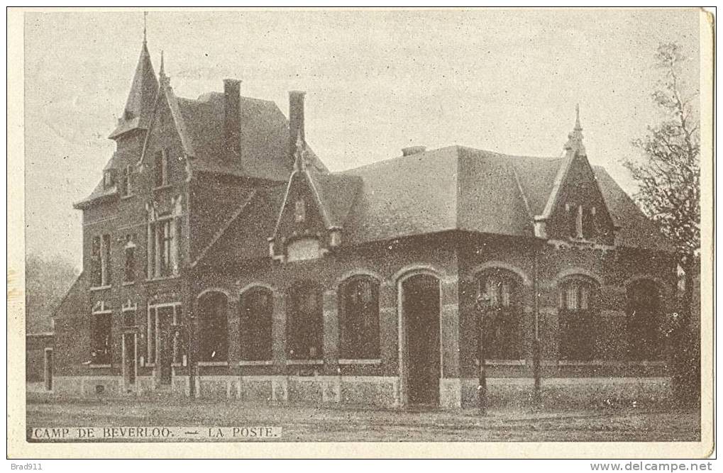 Camp De Beverloo - La Poste - 1919 - Leopoldsburg (Camp De Beverloo)