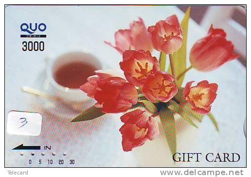 Carte Prépayée Japon Fleur Bouquet (3) BLUME Telefonkarte * Japon Bloemen * Boeket *  Bloem - Flower - - Blumen