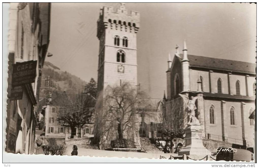 CpE0912 - SAINT JEOIRE En FAUCIGNY - La Place - (74 - Haute Savoie) - Saint-Jeoire