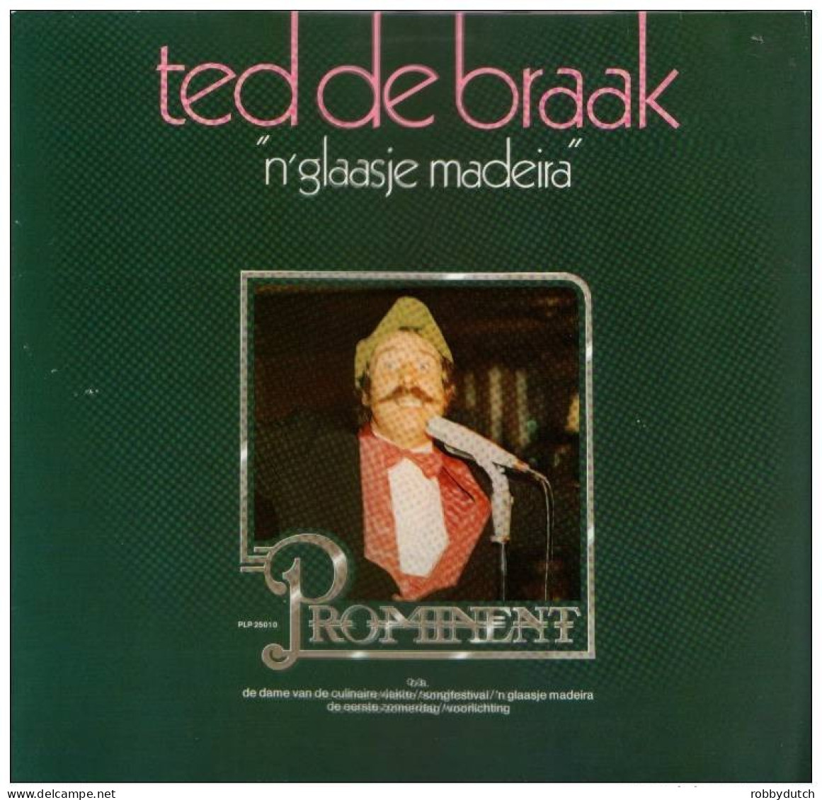 * LP * TED DE BRAAK - 'N GLAASJE MADEIRA (Holland 1976 Ex-!!!) - Comiques, Cabaret