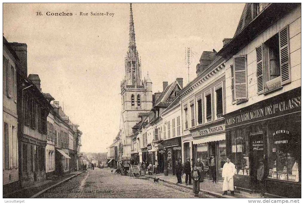 Conches - Rue Sainte-Foy - Conches-en-Ouche