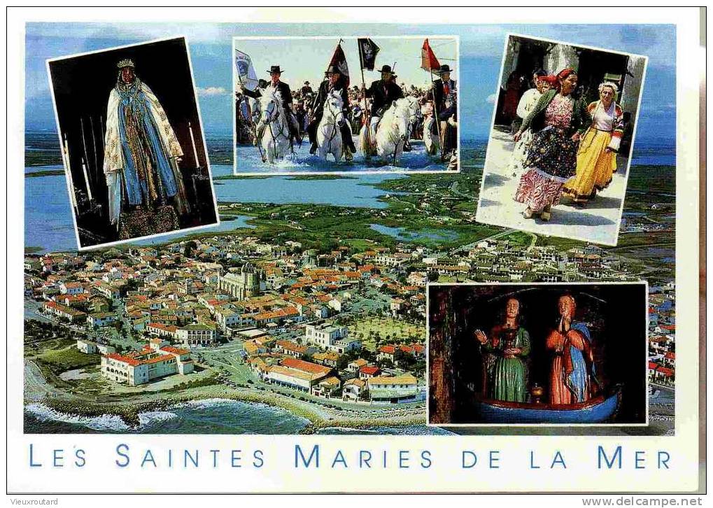 13 - LES SAINTES MARIES DE LA MER - LOT DE 26 CPM 10X15 DIFFERENTES BON ETAT ECRITES OU VIERGES - 5 - 99 Cartoline