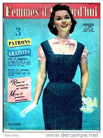 Femmes D´aujourd´hui N° 625 Du 25/04/1957 Annie FRATELLINI . - Fashion