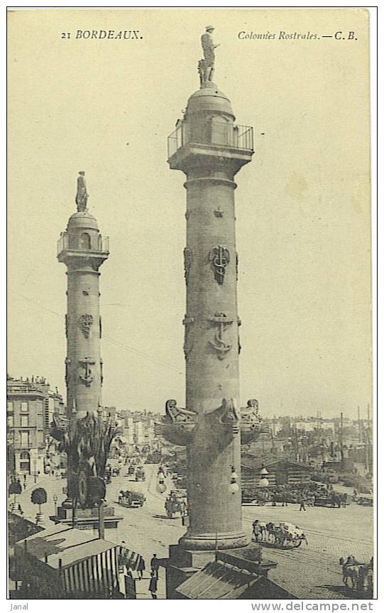 -  BORDEAUX - COLONNES ROSTRALES - - Monuments