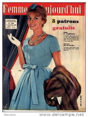 Femmes D´aujourd´hui N° 756 Du 29/10/1959 ZAVATTA . - Lifestyle & Mode