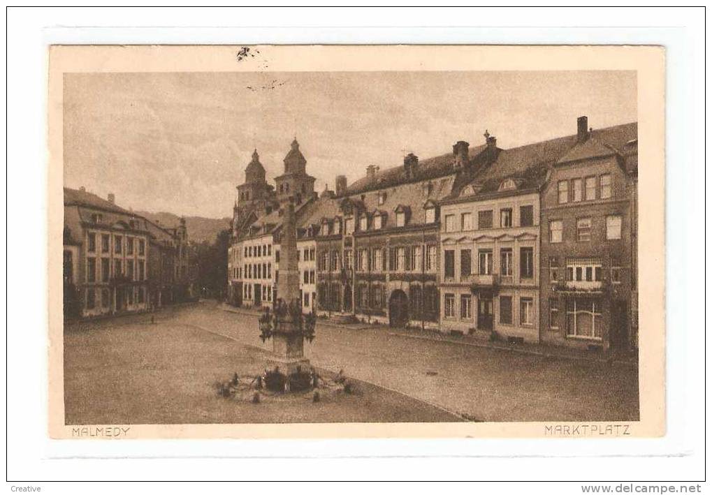 Malmedy Marktplatz 1924 - Malmedy