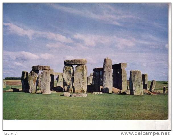 Stonehenge Postcard - Carte De Stonehenge - Dolmen & Menhire