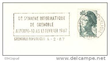 1987 France 38 Grenoble  Informatique Informatica Information Technology - Informatik