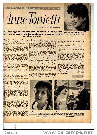 Femmes D´aujourd´hui N° 758 Du 12/11/1959   Anne TONIETTI - Lifestyle & Mode