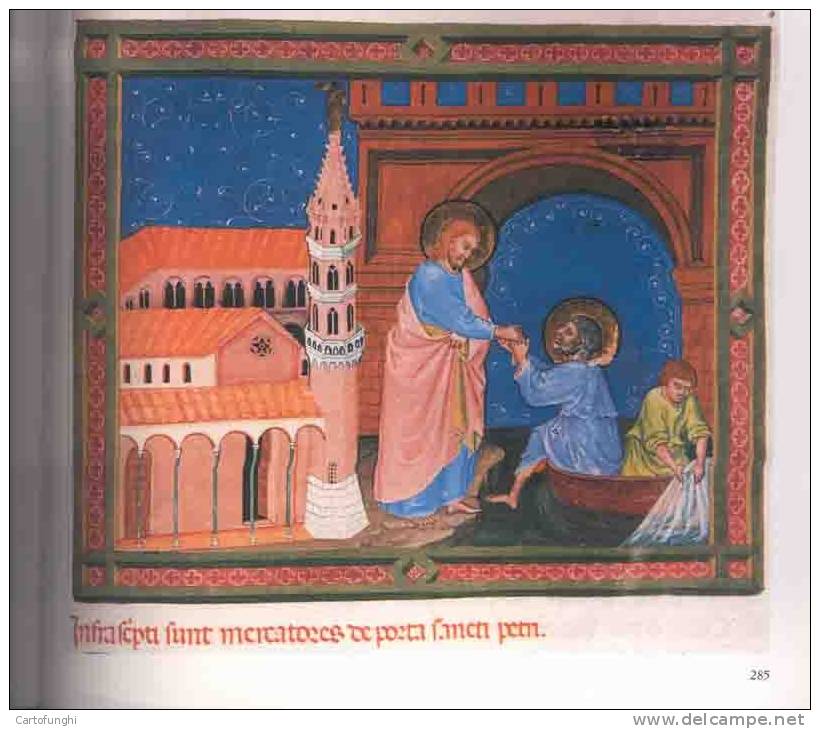 S DOCUMENTI E ARCHIVI, CODICI E BIBLIOTECHE, MINIATURA  CENTENARIO  NASCITA DI SAN FRANCESCO DI ASSISI - Kunst, Antiquitäten