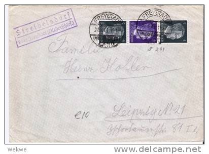 RIII148/ Streidelsdorf über Freystadt, Zd. Hitler S 291 - Lettres & Documents