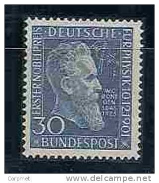 GERMANY - 1951 - W.C. RONTGEN - PHYSICS NOBEL PRIZE- Yvert # 33 - MINT (very Light Trace Of Hinge) - Ungebraucht