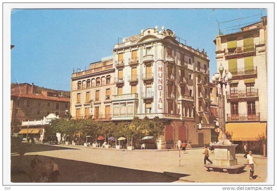 SEO DE URGEL (Lerida) Hotel Mundial  ; 1961 ; Animée  ,B/TB - Lérida