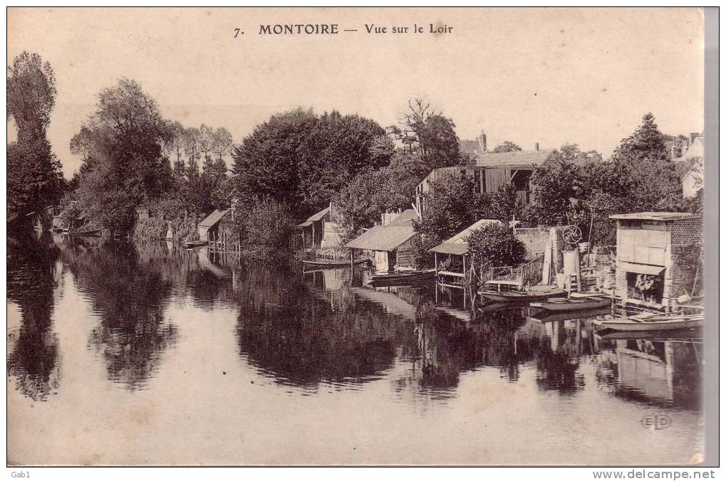 41 --- Montoire ....  Vue Sur Le Loir - Montoire-sur-le-Loir