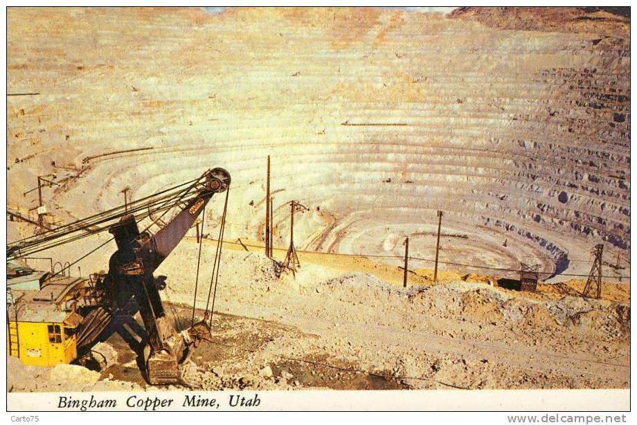 METIERS - Mines De Cuivre - Utah - Bingham Copper Mine - Mines