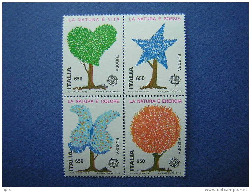 ITALIE. EUROPA 1986 NEUF**. THEME : Protection De La Nature Et De L'environnement. - 1986