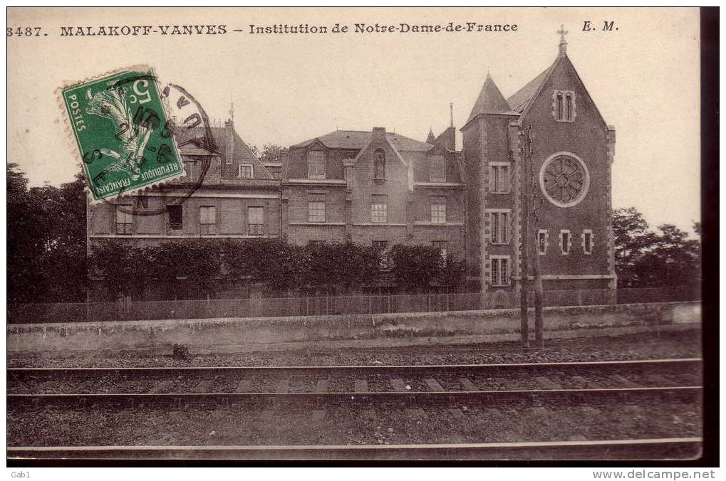 92 --- Malakoff - Vanves --- Institution De Notre - Dame - De - France - Malakoff