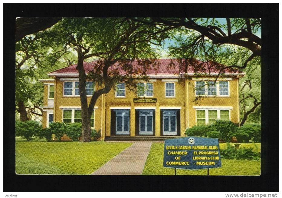 This Former Home Of John Nance Garner Is Now The Library Of Uvalde, Texas - Sonstige & Ohne Zuordnung