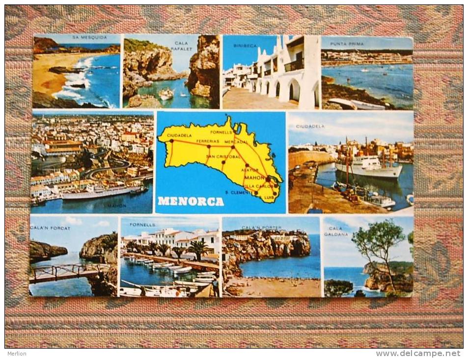 MENORCA - Espana -Spain  Map    F   D17734 - Menorca