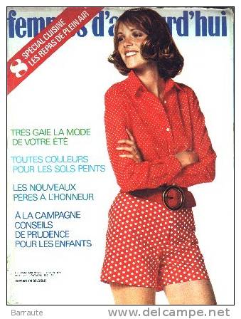 Femmes D´aujourd´hui 16/06/1971 N° 1363 : Tres Gaie Les Couleurs De L´ete - Fashion