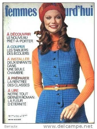 Femmes D´aujourd´hui 18/08/1971 N° 1372 : Les Tabliers D´ecoliers - Fashion