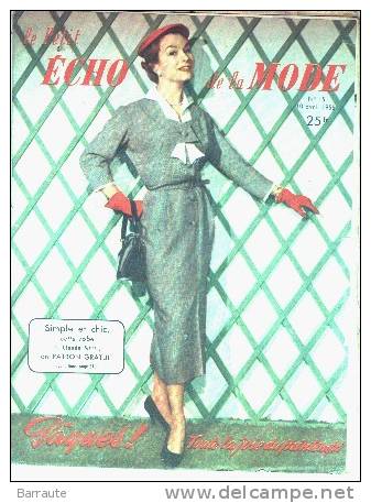 Le Petit Echo De La Mode 1955 N° 15 : Paques Toutes Les Joies Du Printemps - Fashion