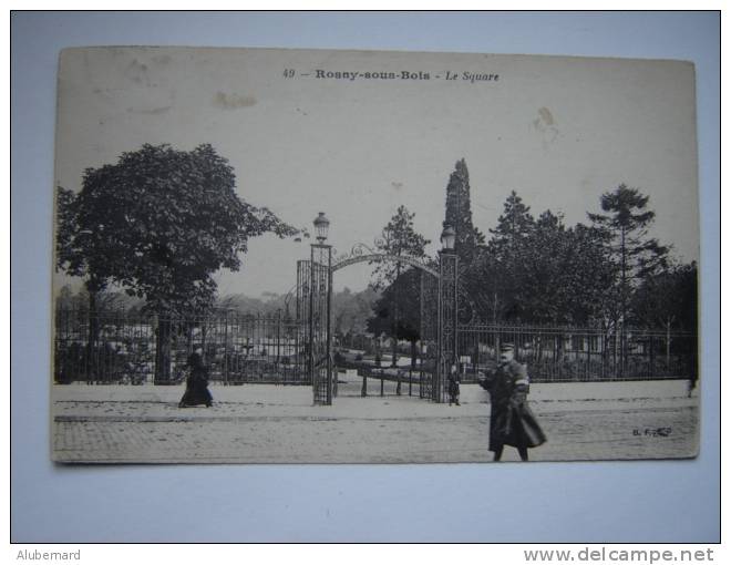 Rosny Sous Bois , Le Square. - Rosny Sous Bois