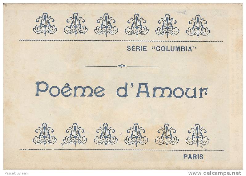 SERIE DE 6 CPA 1900-1910 - POEME D'AMOUR - Noces