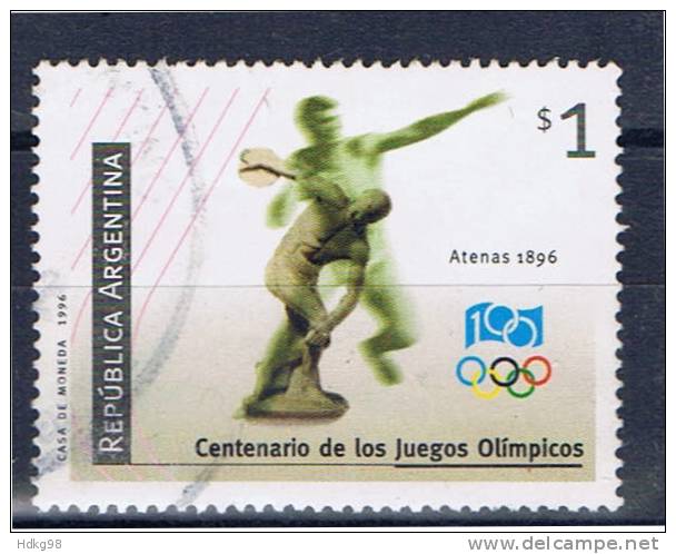 RA+ Argentinien 1996 Mi 2294 100 Jahre Olympische Spiele Der Neuzeit - Oblitérés