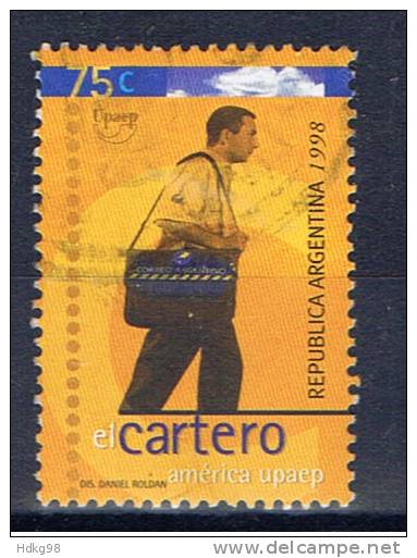 RA+ Argentinien 1998 Mi 2402 Postbote - Used Stamps