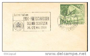 1956 Suisse Bern  Tir  Shooting  Tiro - Schieten (Wapens)