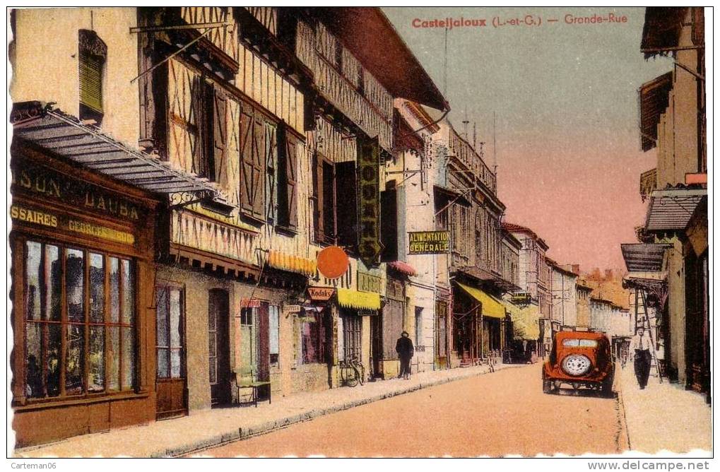 47 - Casteljaloux - Grande Rue. - Casteljaloux