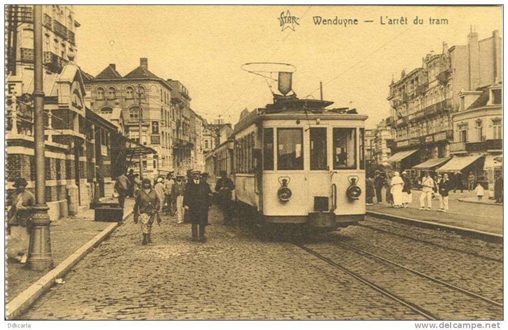 Wenduyne - L´Arrêt Du Tram - Geanimeerd - Wenduine