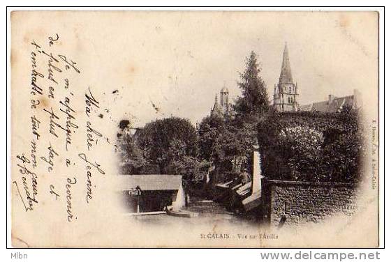 St Calais. _ Vue Sur L´Anille. - Saint Calais