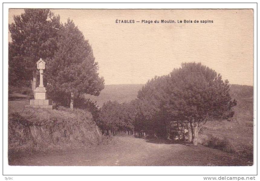 ETABLES - Plage Du Moulin , Le Bois De Sapins - Etables-sur-Mer