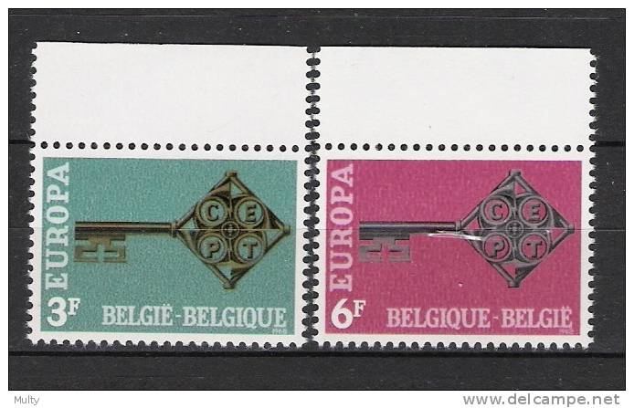 Belgie OCB 1452 / 1453 (**) - 1968