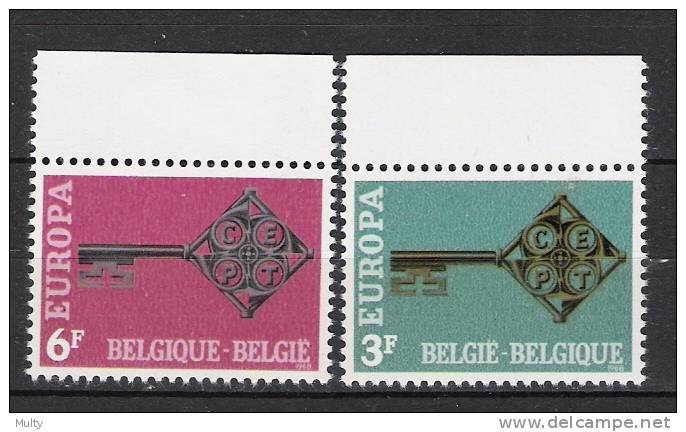 Belgie OCB 1452 / 1453 (**) - 1968